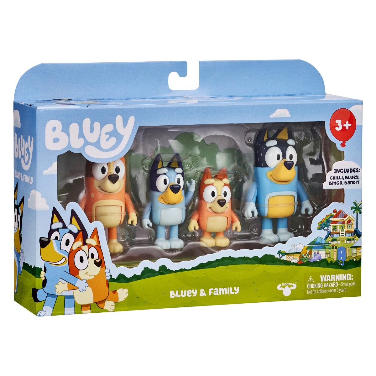 BLUEY & FAMILY 4 PACK FIGURINE SET
