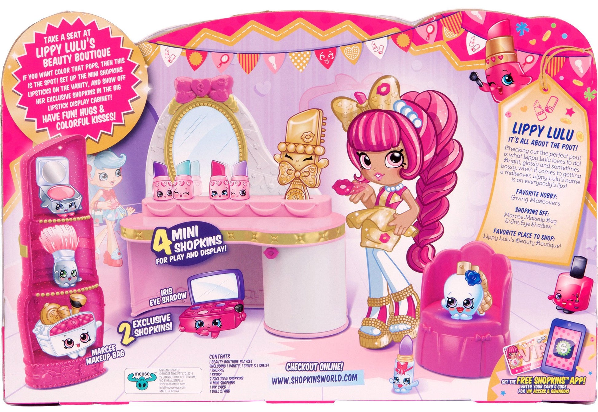 SHOPKINS SHOPPIES S3 LIPPY LULU'S BEAUTY BOUTIQUE