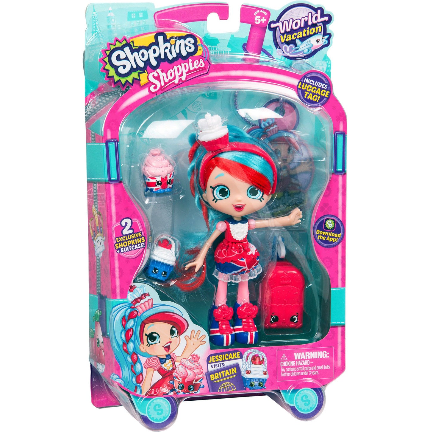SHOPKINS SHOPPIES S8 W1 THEMED DOLL SINGLE PACK JESSICAKE
