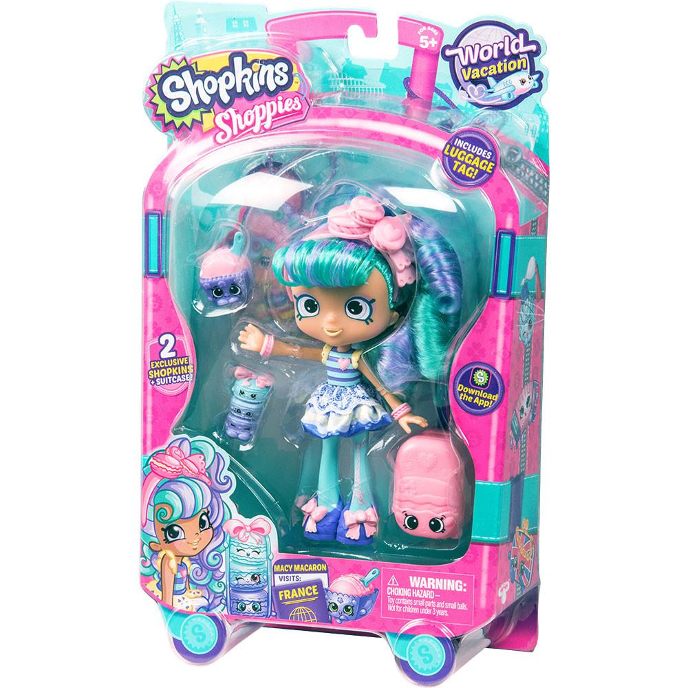 SHOPKINS SHOPPIES S8 W1 THEMED DOLL SINGLE PACK MACY MACARON