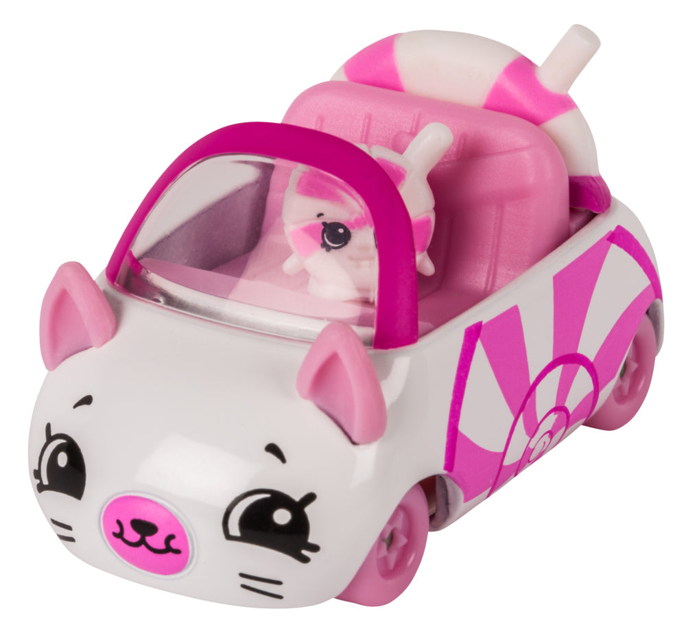 CUTIE CARS SHOPKINS S1 SINGLE PACK #15 LOLLIPOP SOFT TOP