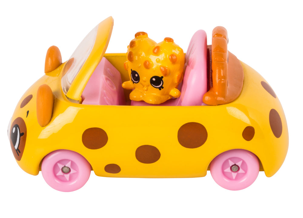 CUTIE CARS SHOPKINS S1 SINGLE PACK #02 CHOC CHIP RACER