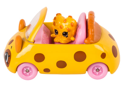 CUTIE CARS SHOPKINS S1 SINGLE PACK #02 CHOC CHIP RACER