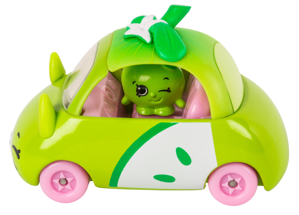 CUTIE CARS SHOPKINS S1 SINGLE PACK #08 PEELY APPLE WHEELS