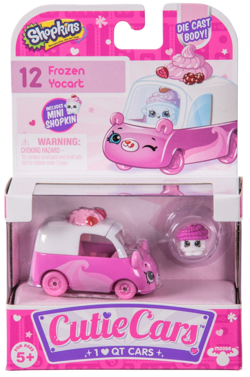 CUTIE CARS SHOPKINS S1 SINGLE PACK #12 FROZEN YOCART