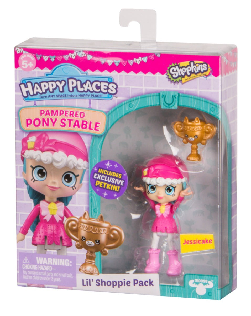 HAPPY PLACES SHOPKINS S4 W1 DOLL SINGLE PACK JESSICAKE