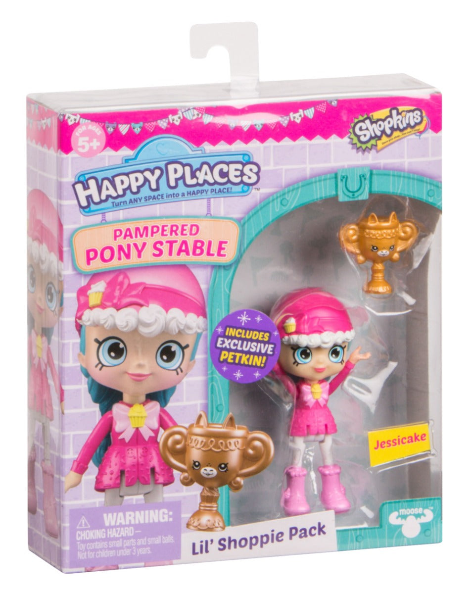 HAPPY PLACES SHOPKINS S4 W1 DOLL SINGLE PACK JESSICAKE