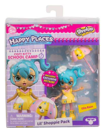 HAPPY PLACES SHOPKINS S4 W1 DOLL SINGLE PACK ELLA RAIN