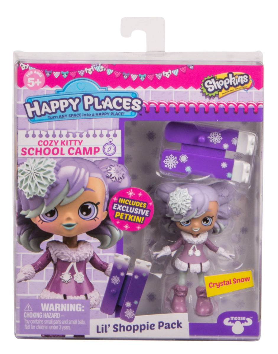 HAPPY PLACES SHOPKINS S4 W1 DOLL SINGLE PACK CRYSTAL SNOW