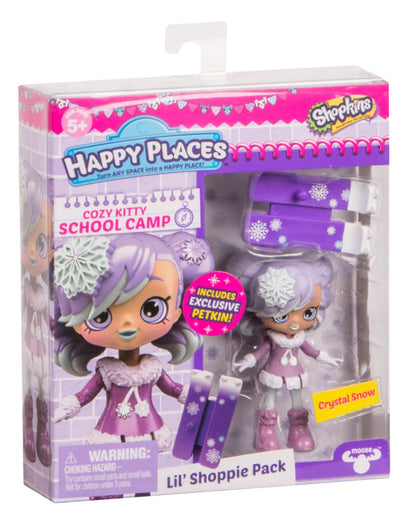 HAPPY PLACES SHOPKINS S4 W1 DOLL SINGLE PACK CRYSTAL SNOW