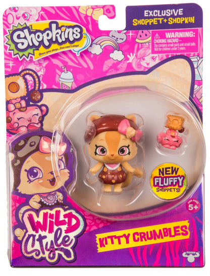 SHOPKINS SHOPPETS S9 W1 SINGLE PACK KITTY CUMBLES