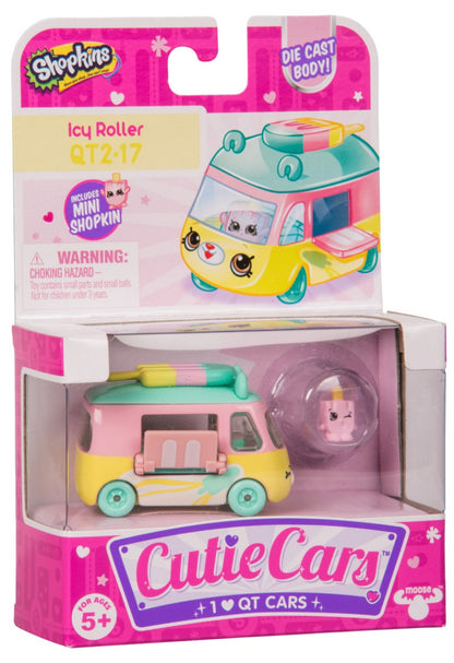 CUTIE CARS SHOPKINS S2 W1 SINGLE PACK QT2-17 ICY ROLLER