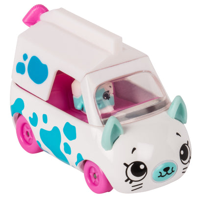 CUTIE CARS SHOPKINS S1 W2 SINGLE PACK #19 MILK MOOVER