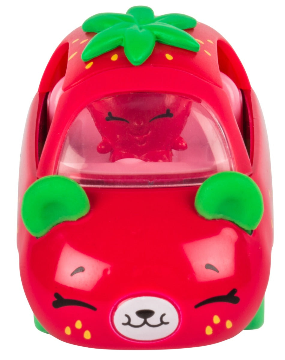 CUTIE CARS SHOPKINS S1 W2 SINGLE PACK #03 STRAWBERRY SPEEDY SEEDS