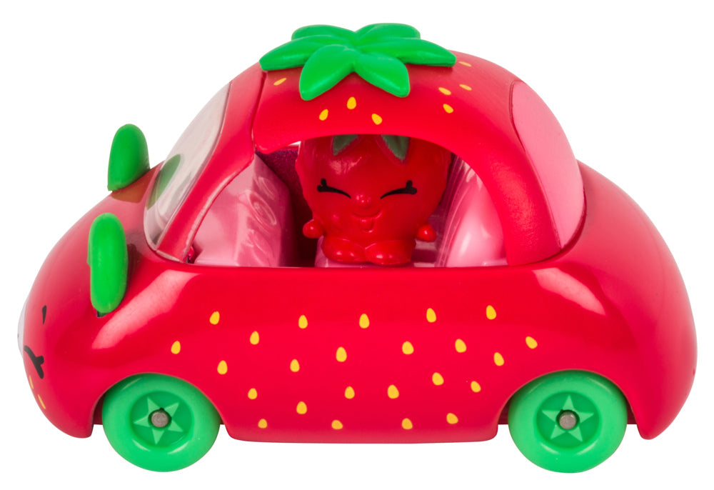 CUTIE CARS SHOPKINS S1 W2 SINGLE PACK #03 STRAWBERRY SPEEDY SEEDS