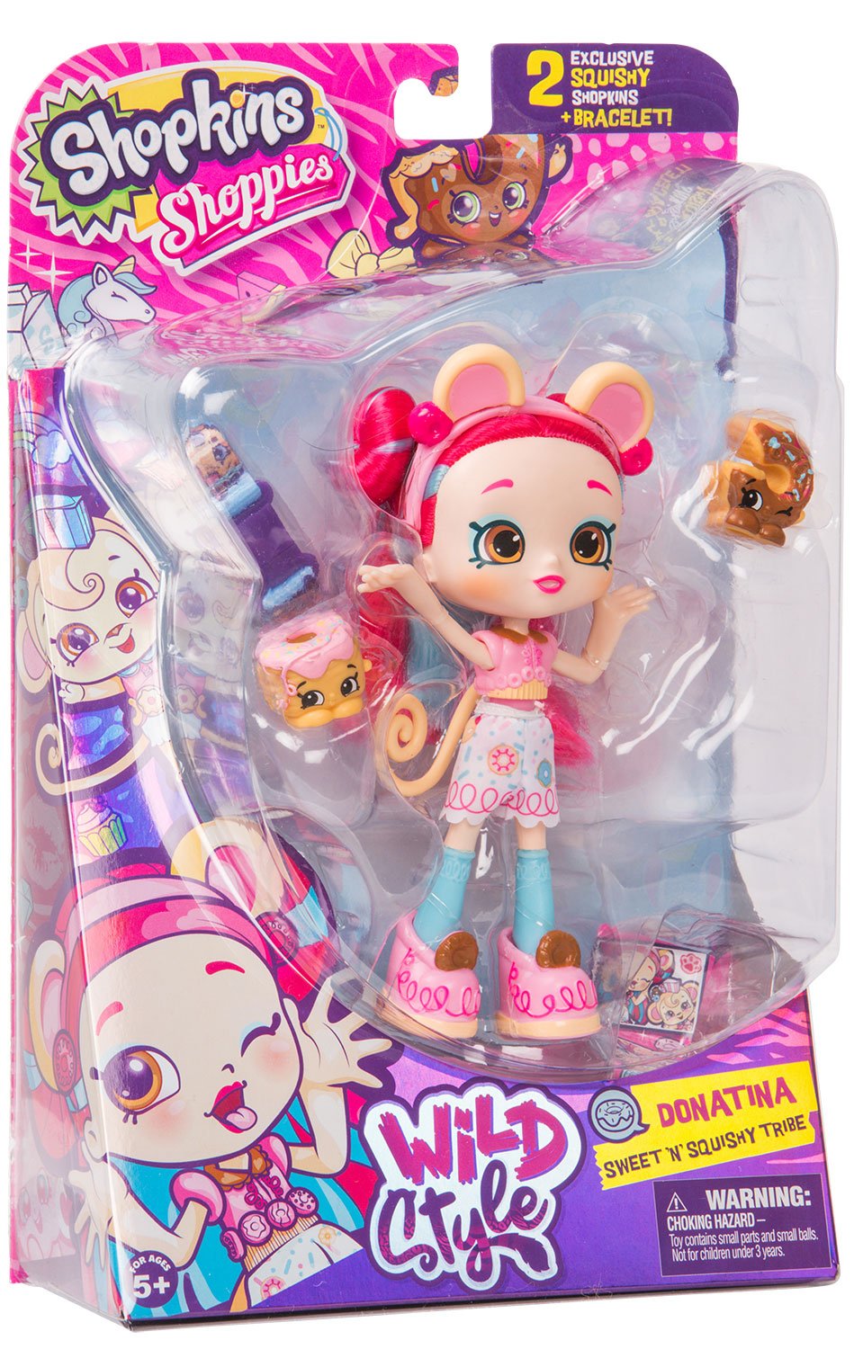 SHOPKINS SHOPPIES S9 WILD STYLE SINGLE PACK W2 DONATINA