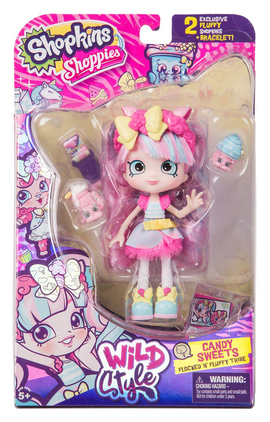 SHOPKINS SHOPPIES S9 WILD STYLE SINGLE PACK W2 CANDY SWEETS