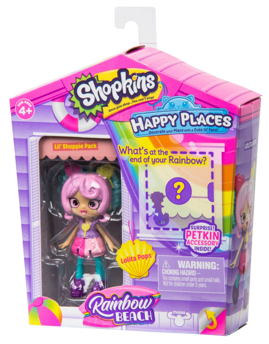HAPPY PLACES SHOPKINS S5 W2 DOLL SINGLE PACK LOLITA POPS