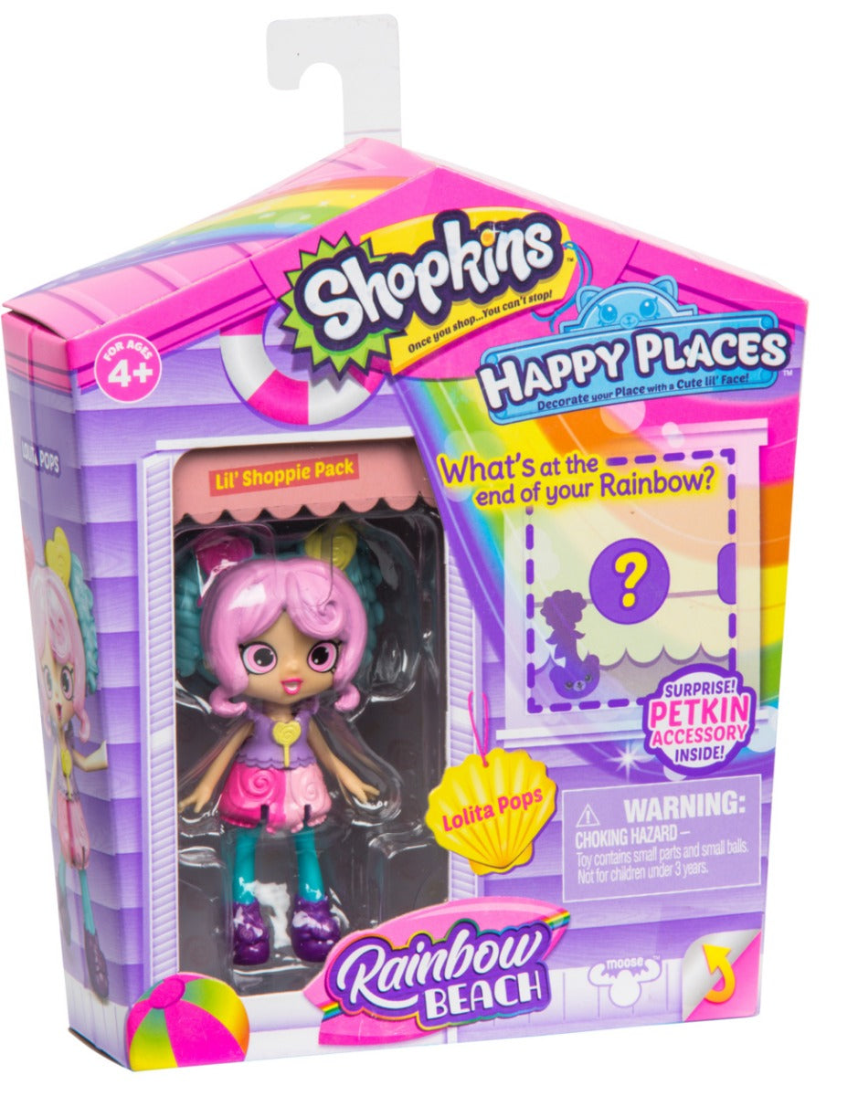 HAPPY PLACES SHOPKINS S5 W2 DOLL SINGLE PACK LOLITA POPS