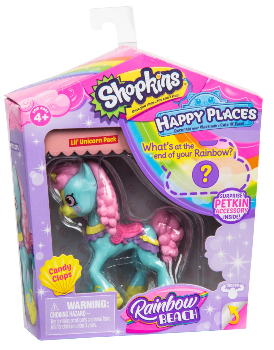 HAPPY PLACES SHOPKINS S5 W2 DOLL SINGLE PACK CANDY CLOPS