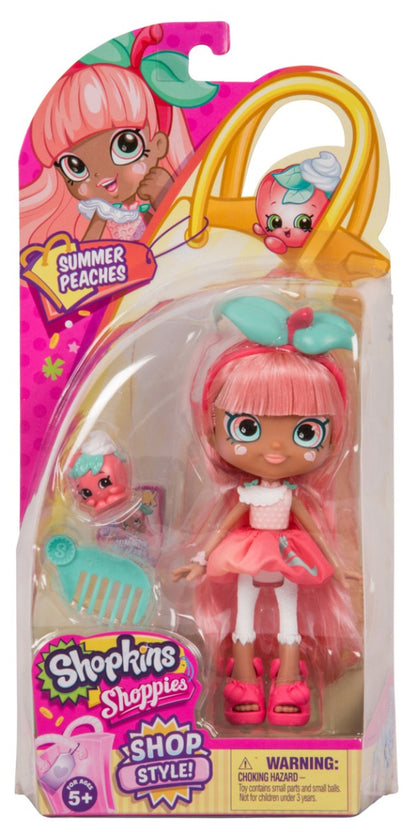 SHOPKINS SHOPPIES S7 W1 DOLL SINGLE PACK SUMMER PEACHES