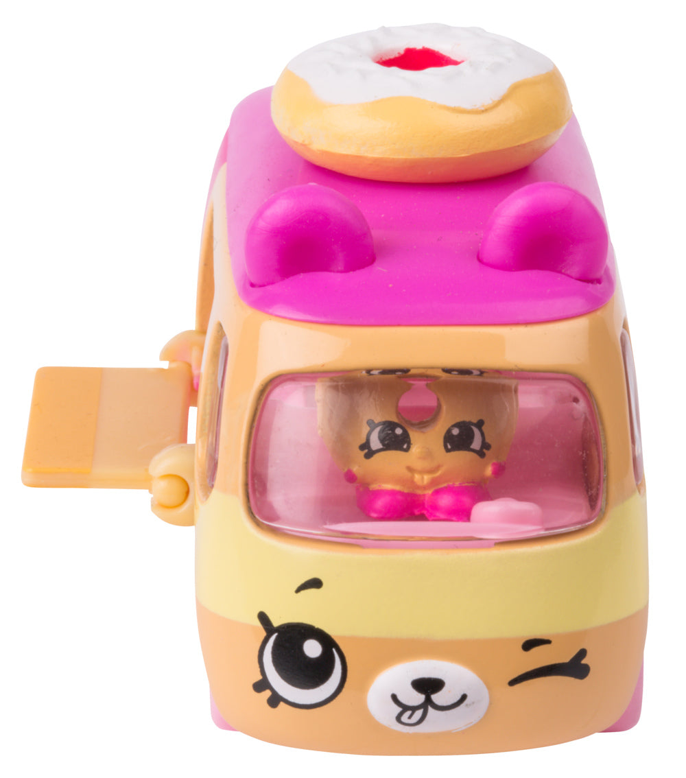 CUTIE CARS SHOPKINS S2 W2 SINGLE PACK QT2-12 GO-GO DONUT