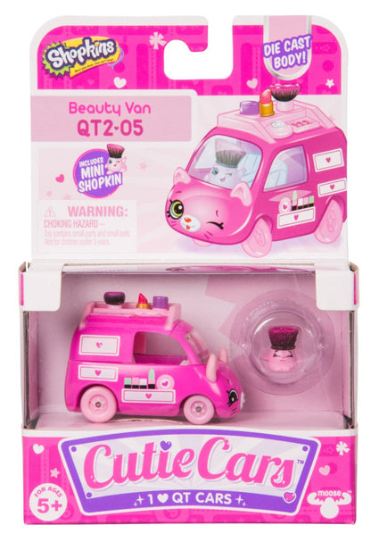 CUTIE CARS SHOPKINS S2 W2 SINGLE PACK QT2-05 BEAUTY VAN
