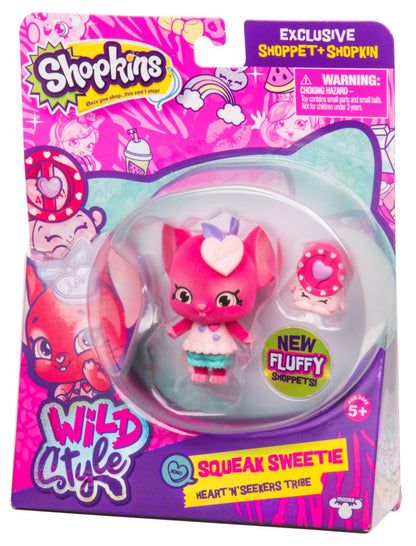 SHOPKINS SHOPPETS S9 W2 SINGLE PACK SQUEAK SWEETIE