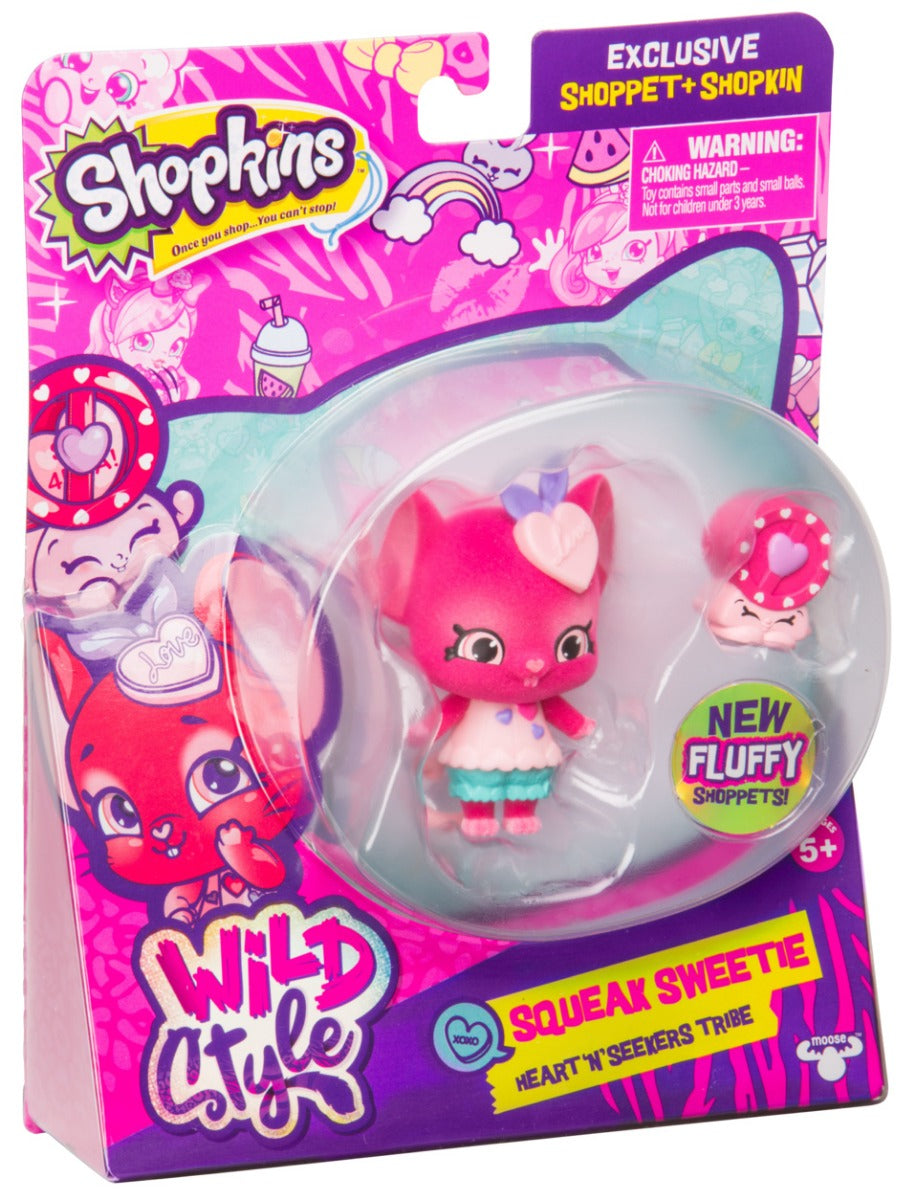 SHOPKINS SHOPPETS S9 W2 SINGLE PACK SQUEAK SWEETIE