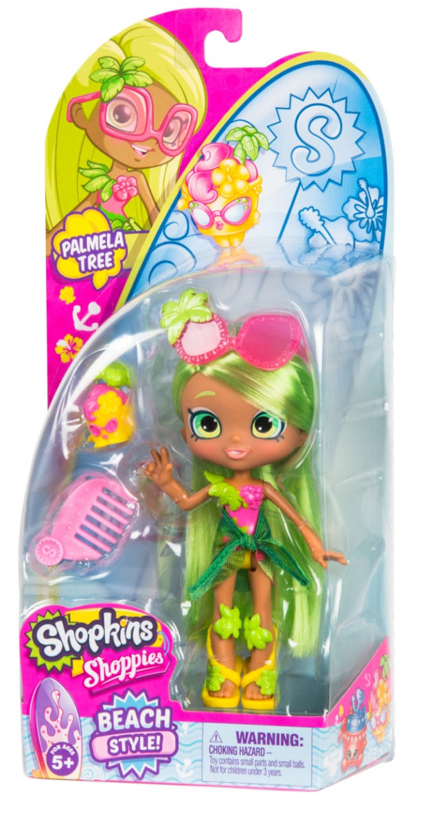 SHOPKINS SHOPPIES S7 W2 DOLL SINGLE PACK PALMELA TREE