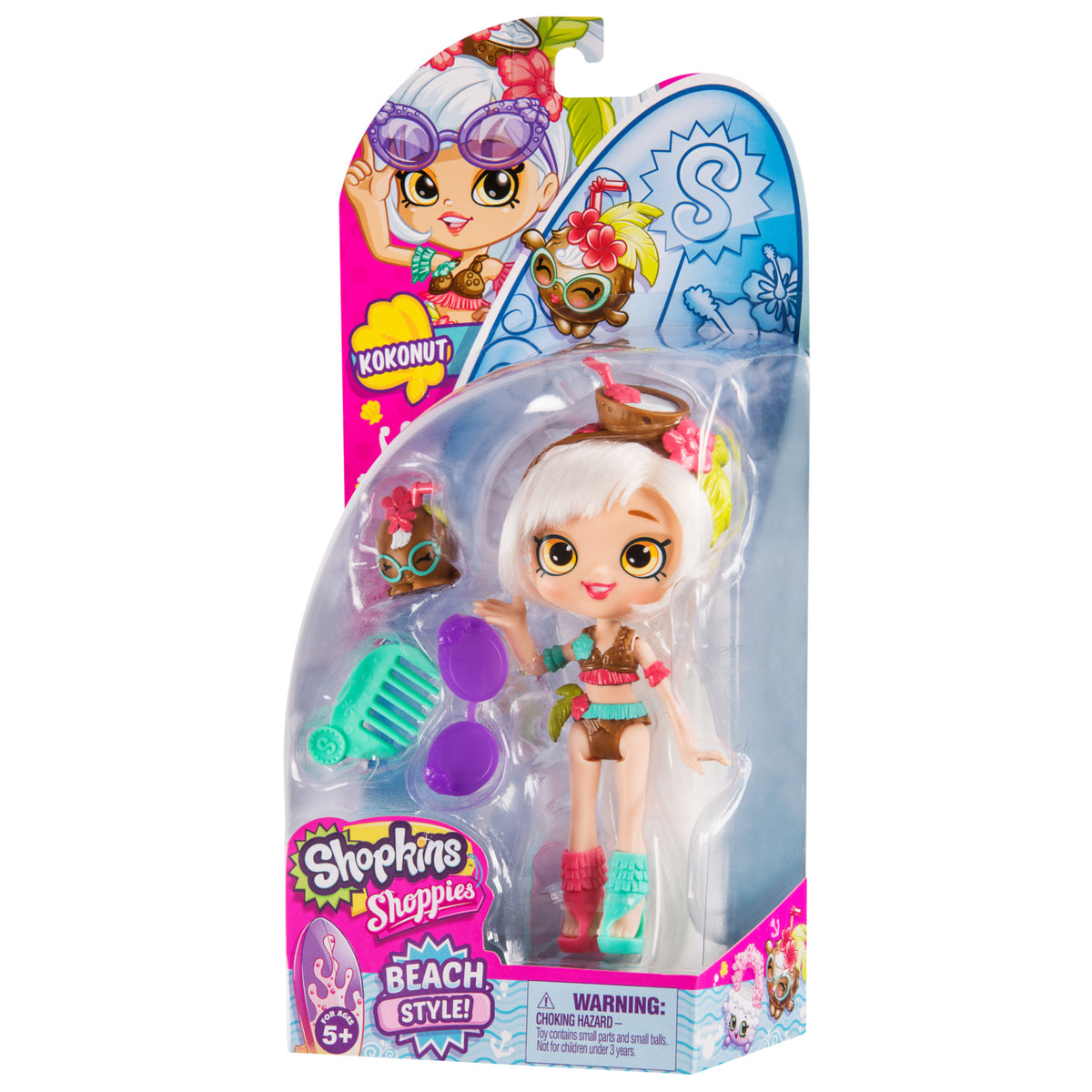 SHOPKINS SHOPPIES S8 W1 DOLL SINGLE PACK KOKONUT