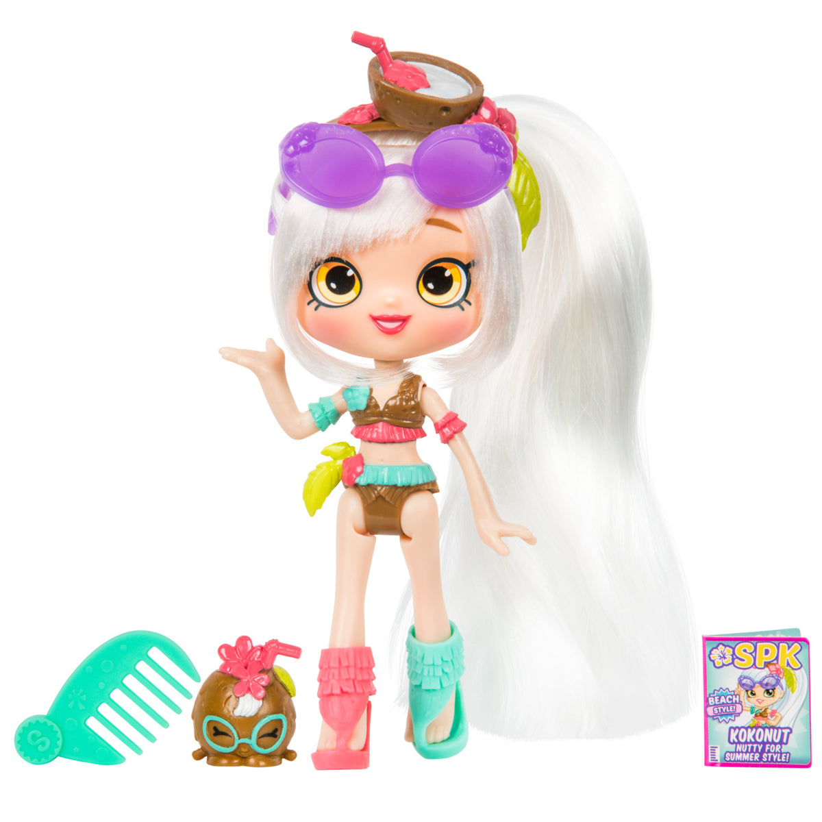 SHOPKINS SHOPPIES S8 W1 DOLL SINGLE PACK KOKONUT