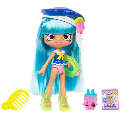 SHOPKINS SHOPPIES S8 W1 DOLL SINGLE PACK POPSI BLUE