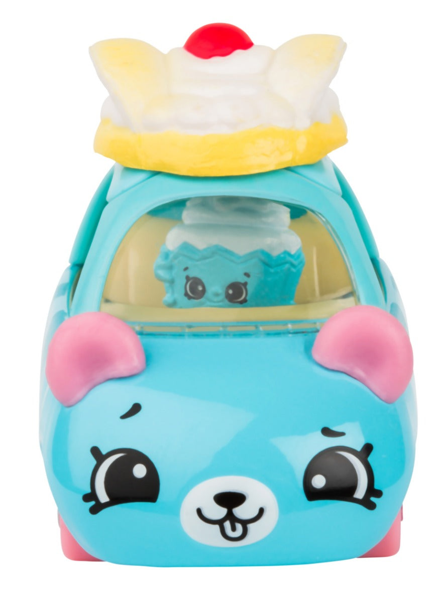 CUTIE CARS SHOPKINS S3 W2 SINGLE PACK QT3-17 FAIRYCAKE RACER