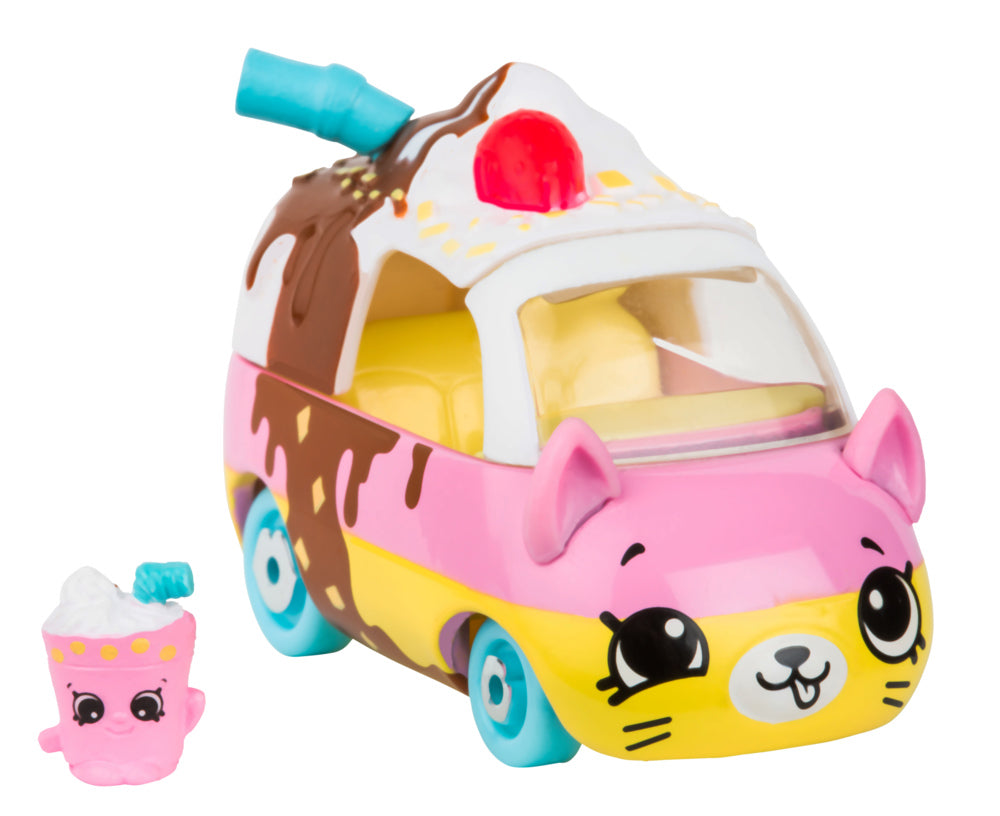 CUTIE CARS SHOPKINS S3 W2 SINGLE PACK QT3-05 ROLLER SHAKER