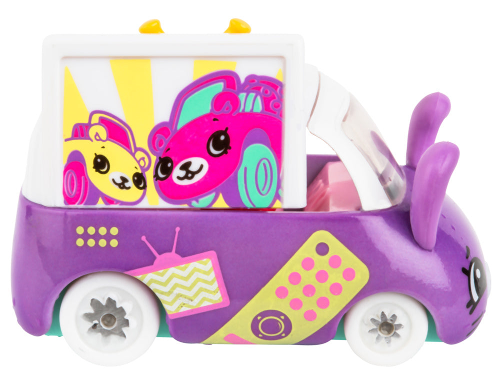 CUTIE CARS SHOPKINS W2 COLOR CHANGE PACK QT3-C09 TV TRAVELER