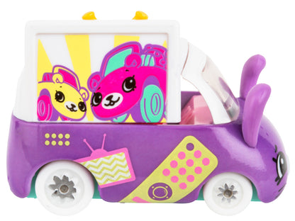CUTIE CARS SHOPKINS W2 COLOR CHANGE PACK QT3-C09 TV TRAVELER
