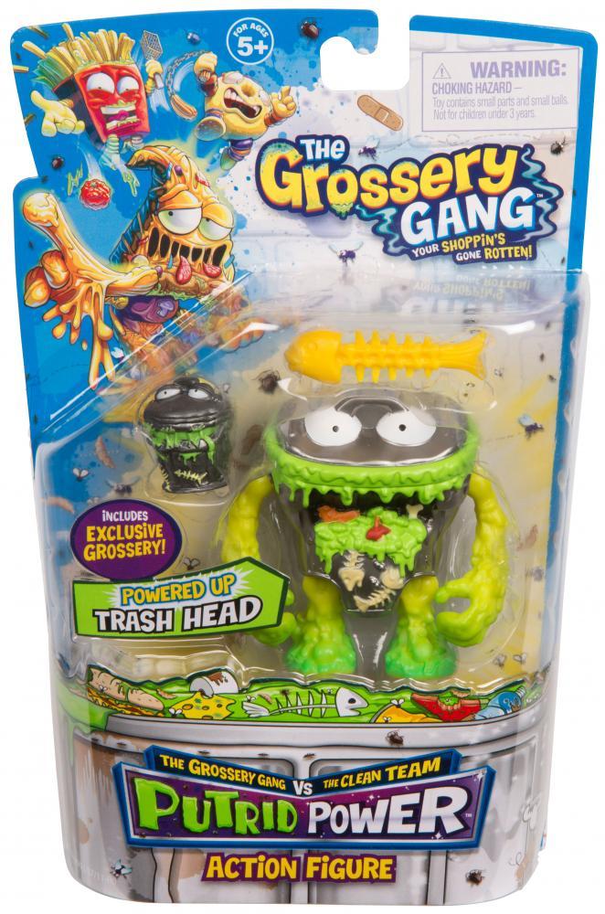 THE GROSSERY GANG S3 PUTRID POWER FIGURE TRASH HEAD
