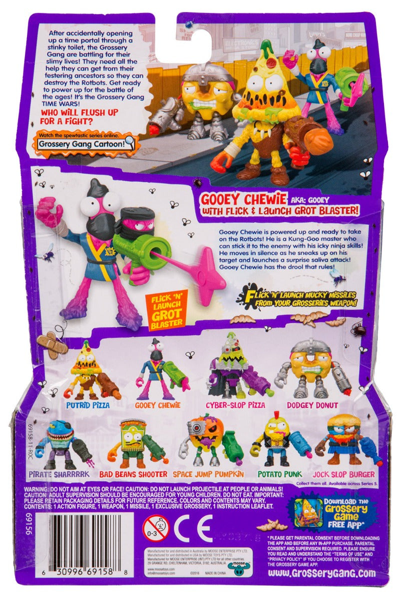 THE GROSSERY GANG S5 W1 ACTION FIGURES GOOEY CHEWIE