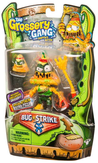 THE GROSSERY GANG S4 W1 BUG STRIKE ACTION FIGURE PUTRID PIZZA