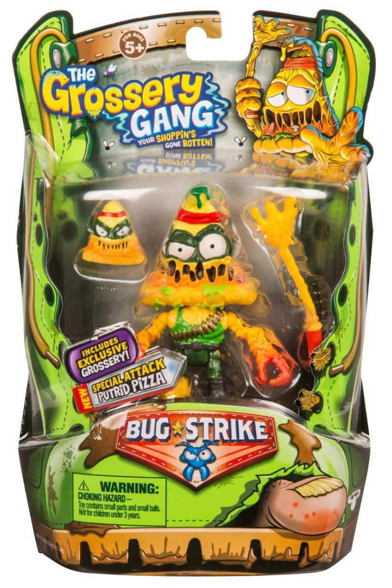 THE GROSSERY GANG S4 W2 BUG STRIKE ACTION FIGURE PUTRID PIZZA