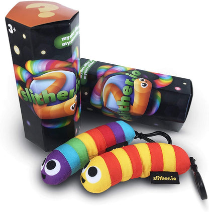 SLITHER.IO S1 BLIND BOX PLUSH W/ CLIP
