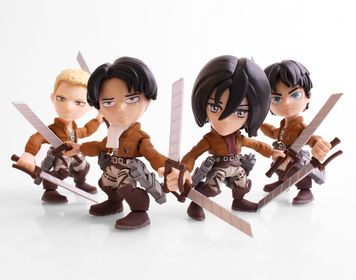 ATTACK ON TITAN WAVE 1 ACTION VINYLS