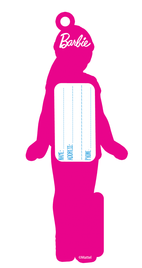BARBIE BAG TAGS ASSORTED