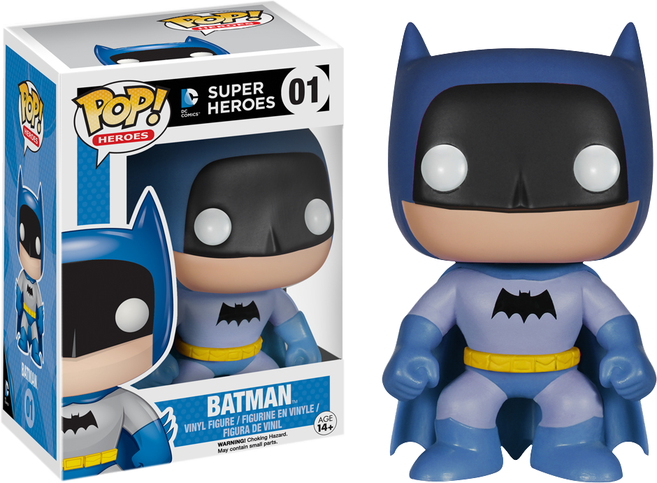 FUNKO POP! HEROES: BATMAN - 75TH ANNIVERSARY RAINBOW VINYL FIGURES - Batman Blue