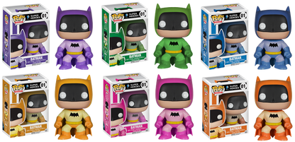 FUNKO POP! HEROES: BATMAN - 75TH ANNIVERSARY RAINBOW VINYL FIGURES - Batman Purple