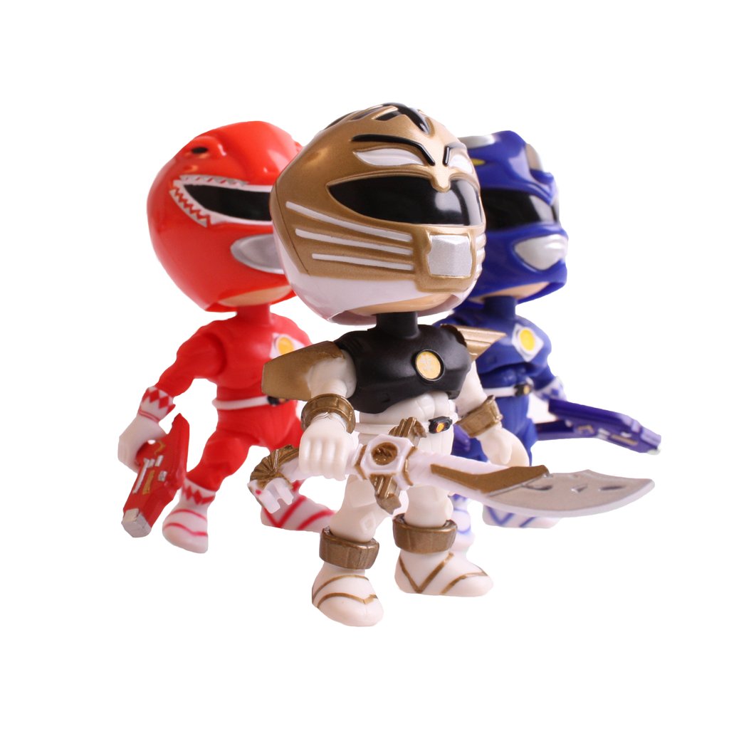MIGHTY MORPHIN POWER RANGERS WAVE 2 ACTION VINYLS PDQ CASE