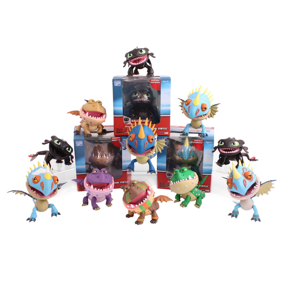 HTTYD DRAGONS W2 ACTION VINYLS 7" GRONCKLE (PURPLE)