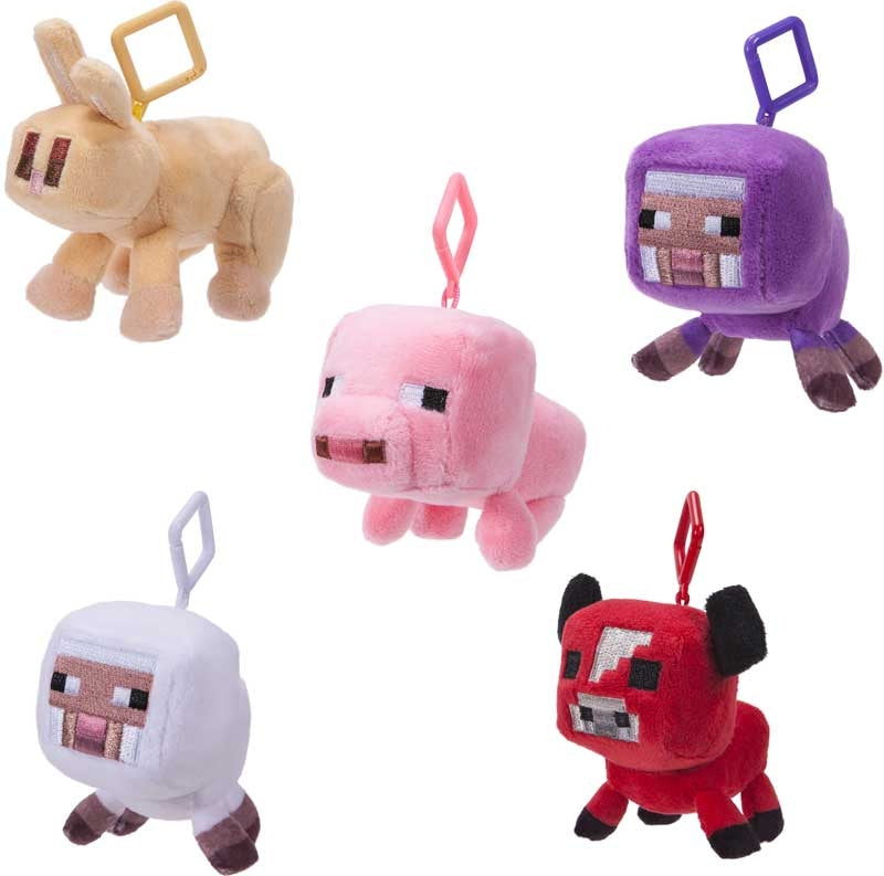MINECRAFT CLIP PLUSH BABY RED MOOSHROOM