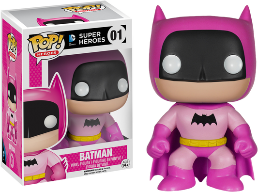 FUNKO POP! HEROES: BATMAN - 75TH ANNIVERSARY RAINBOW VINYL FIGURES - Batman Pink